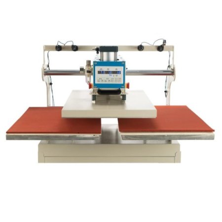 (image for) 20x28" Pneumatic Heat Press Machine Infrared Positioning Up Sliding Dual Platen
