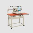 20x28" Pneumatic Heat Press Machine Infrared Positioning Up Sliding Dual Platen