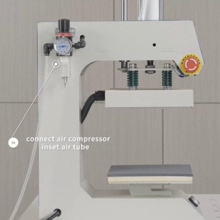 (image for) 8x8 Label Pneumatic Heat Press Machine